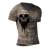 Marškinėliai trumpomis rankovėmis Heart Skull; L, XL