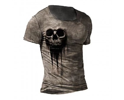 Marškinėliai trumpomis rankovėmis Heart Skull; L, XL