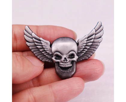 Segė Skull Metal Wings; 5x3.8cm