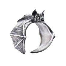 Žiedas The Bat silver; 16-20 pritaikomo dydžio