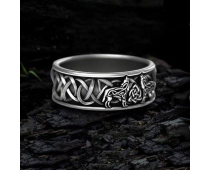 Žiedas Viking Wolfs; 20, 20.5, 21.5 dydžio
