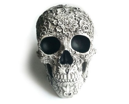 Dekoracija 3D kaukolė Calavera; 20x15x14cm