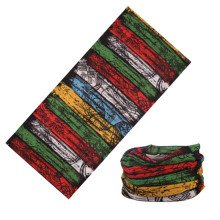 Bandana kaklaskarė Colored Stripes; universalaus dydžio