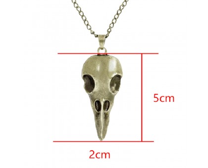 Kaklo papuošalas Animal Skull Bronzos spalvos, 50x25mm
