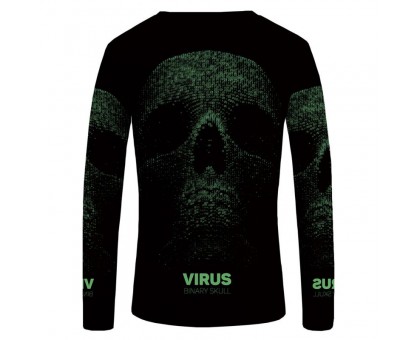 Marškinėliai ilgomis rankovėmis Virus; L, XL