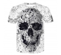 Marškinėliai trumpomis rankovėmis White Skull; L, XL