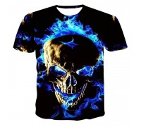 Marškinėliai trumpomis rankovėmis Blue Gas Flame; XL