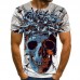 Marškinėliai trumpomis rankovėmis Skull Fiesta; L, XL