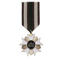 Medalis Gold White Cross, 8x3cm